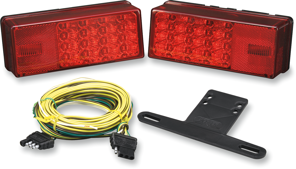 Waterproof LED Low Profile Taillight Kit — Left/Right/Rear