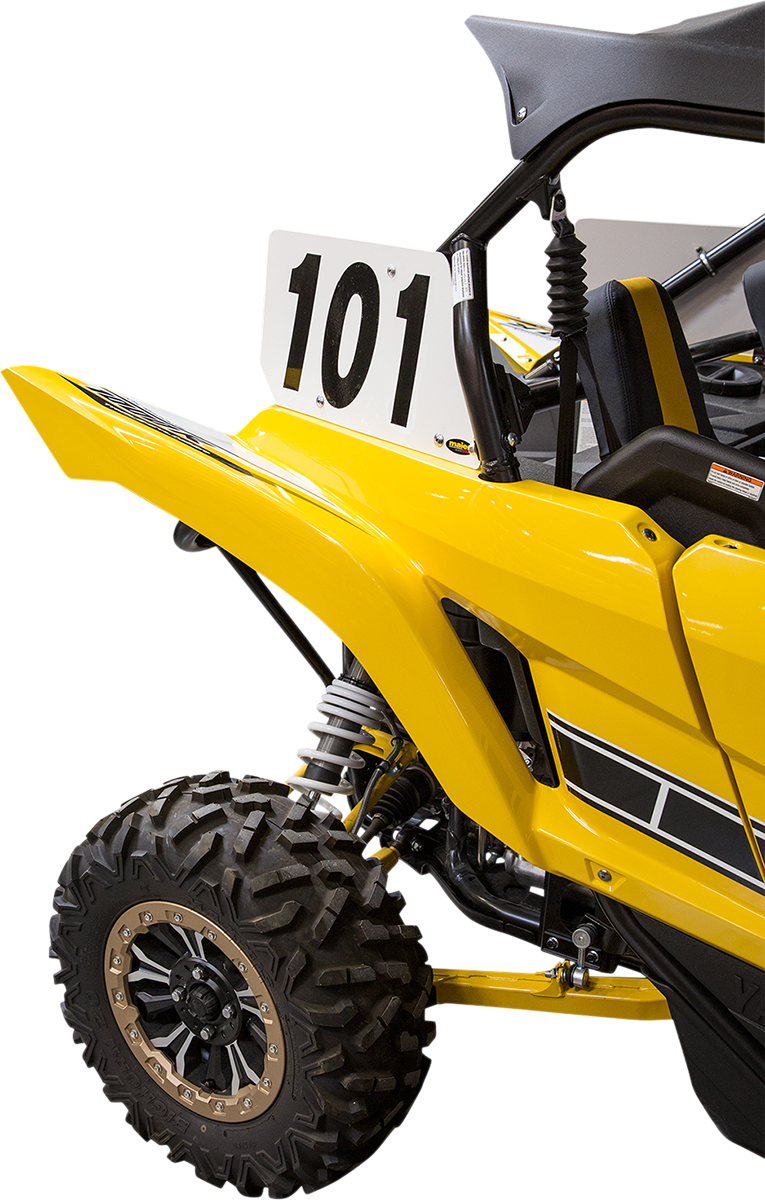 Rear Number Plates - White