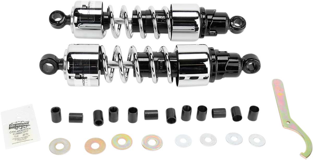 Shocks - 412 Cruiser Series - Chrome - 13