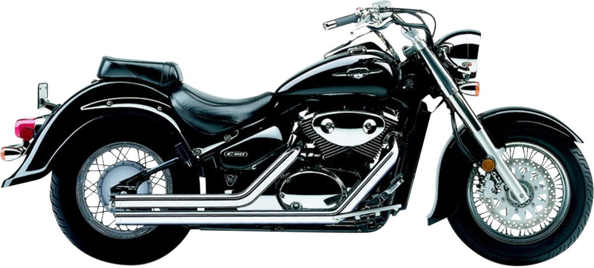Streetrod Slashdown Exhaust - Chrome - C50/M50/Volusia