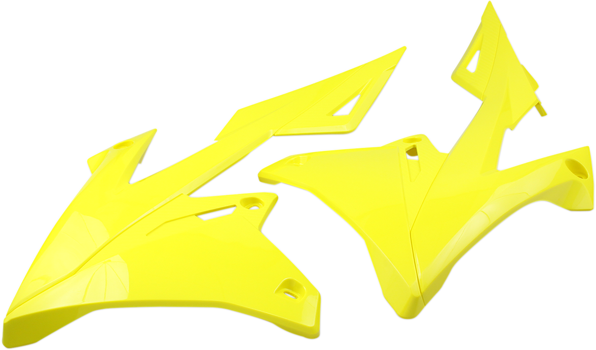 Radiator Shrouds - Yellow - RMZ