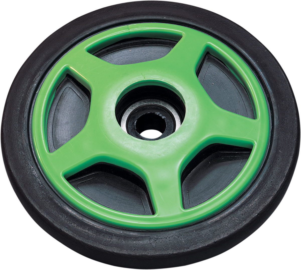 Idler Wheel with Insert/Bearing 6205-2RS - Green - Group 6 - 6.38