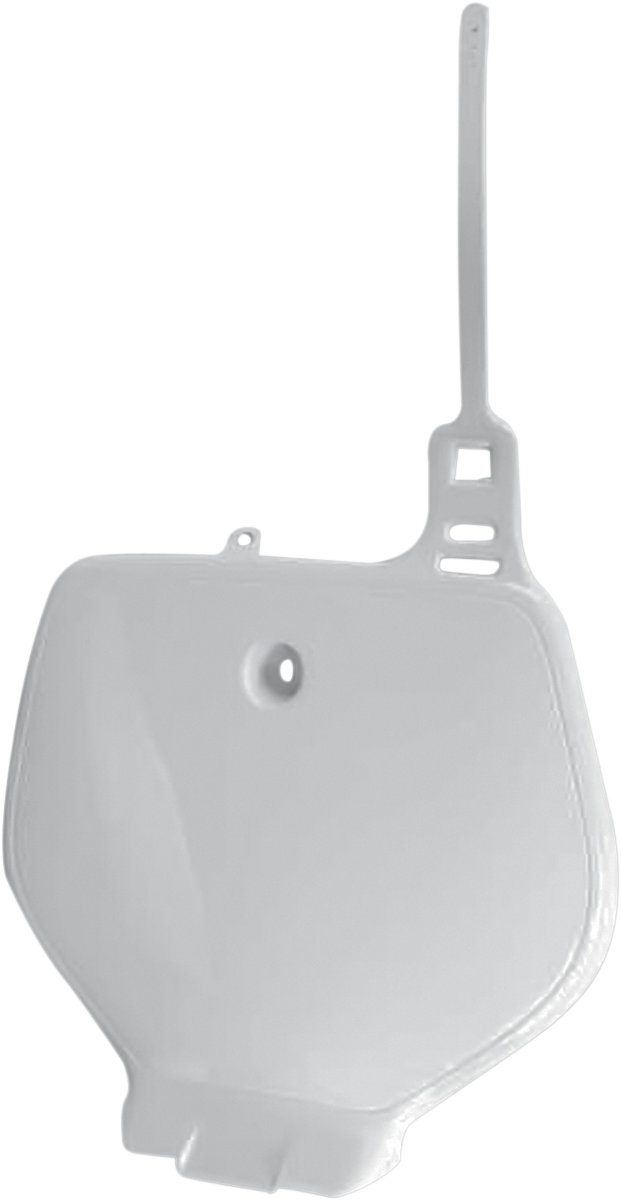 Front Number Plate - White - Yamaha