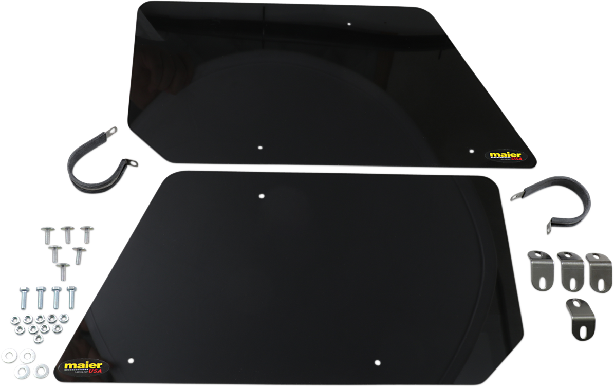 Rear Number Plates - Black