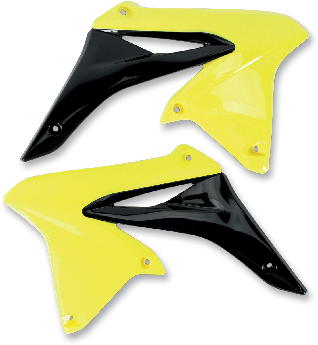 Radiator Shrouds - Yellow - RMZ 250