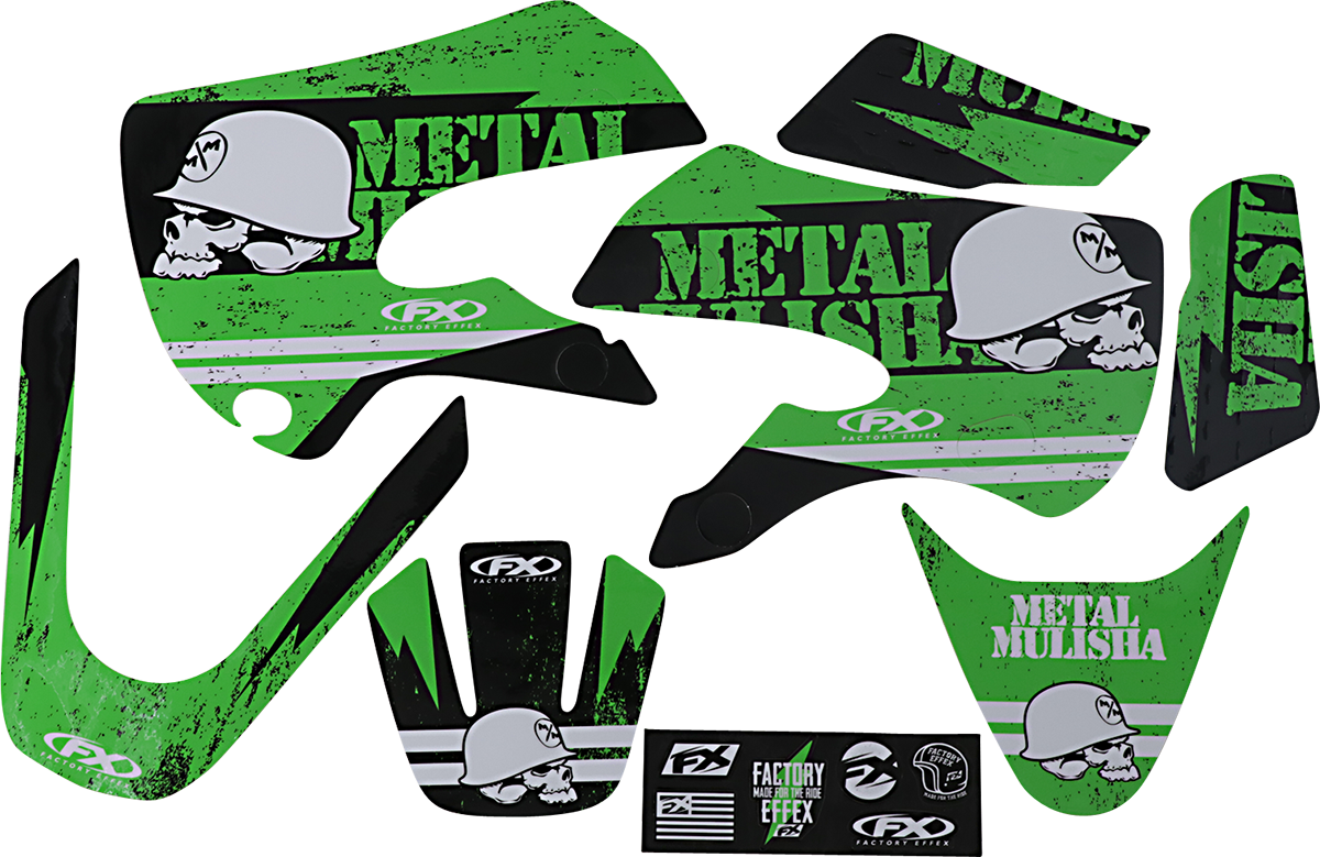 Metal Mulisha Graphic Kit - Kawasaki
