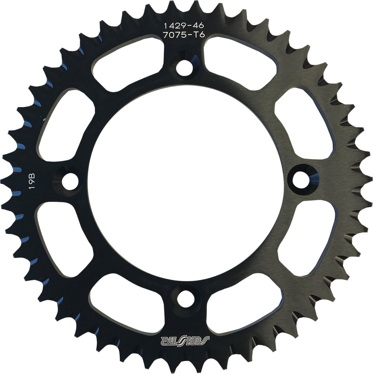 Aluminum Rear Sprocket - Black - 46-Tooth