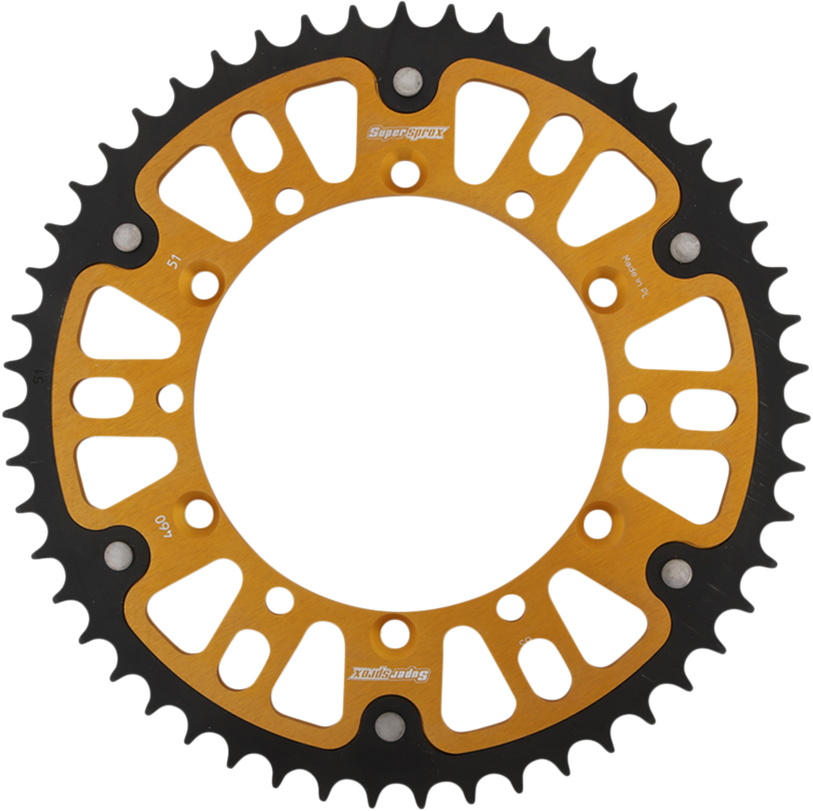 Stealth Rear Sprocket - 51-Tooth - Gold - Kawasaki