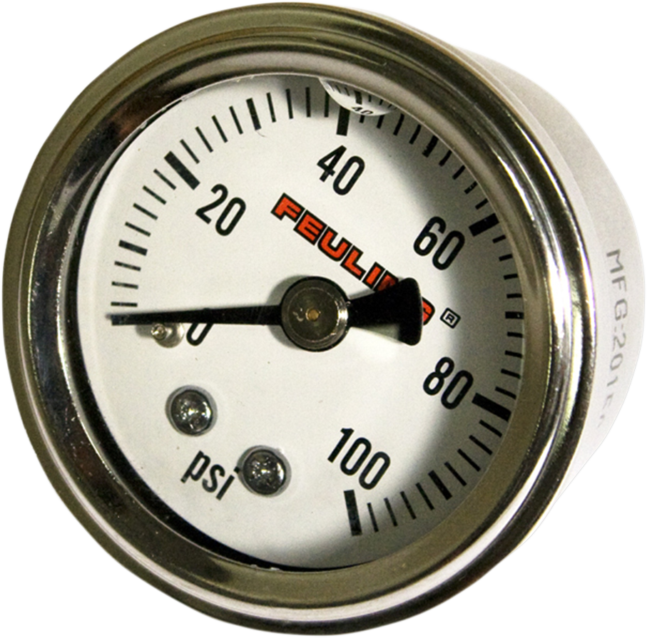 Oil Pressure Gauge — Back Port