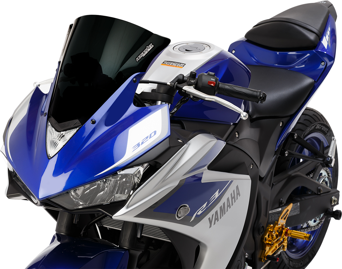 Grand Prix Windscreen - Black - Yamaha