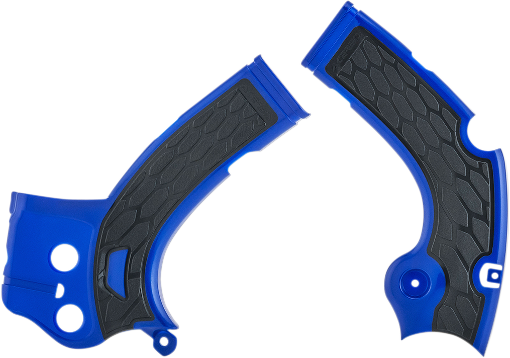 X-Grip Frame Guards - Blue/Black - YZF