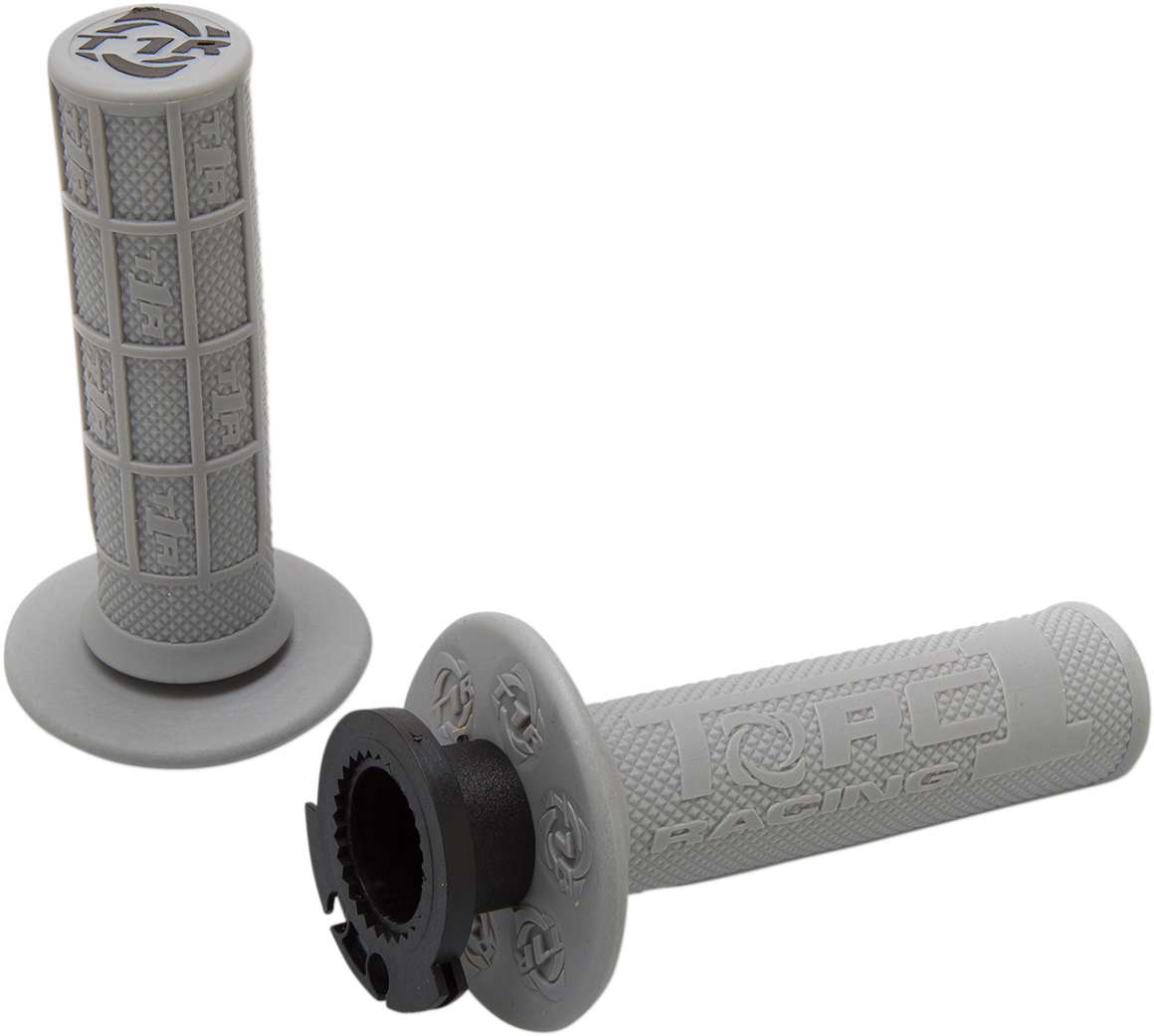 Gray Two Stroke Defy Lock-On Grips