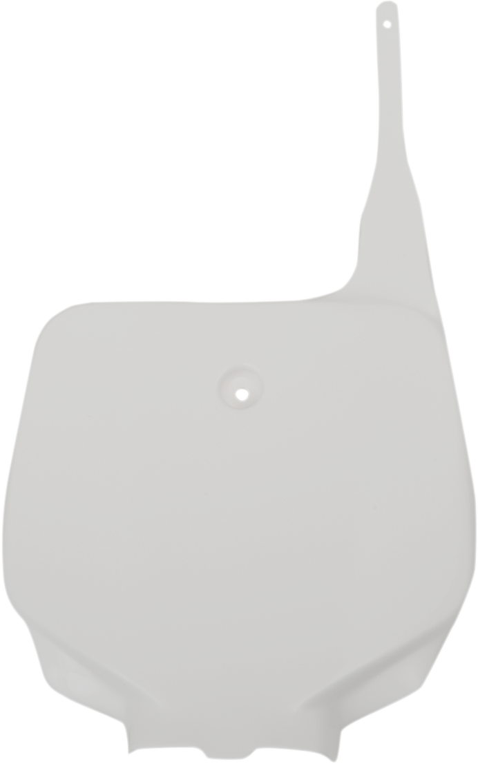 Front Number Plate - White