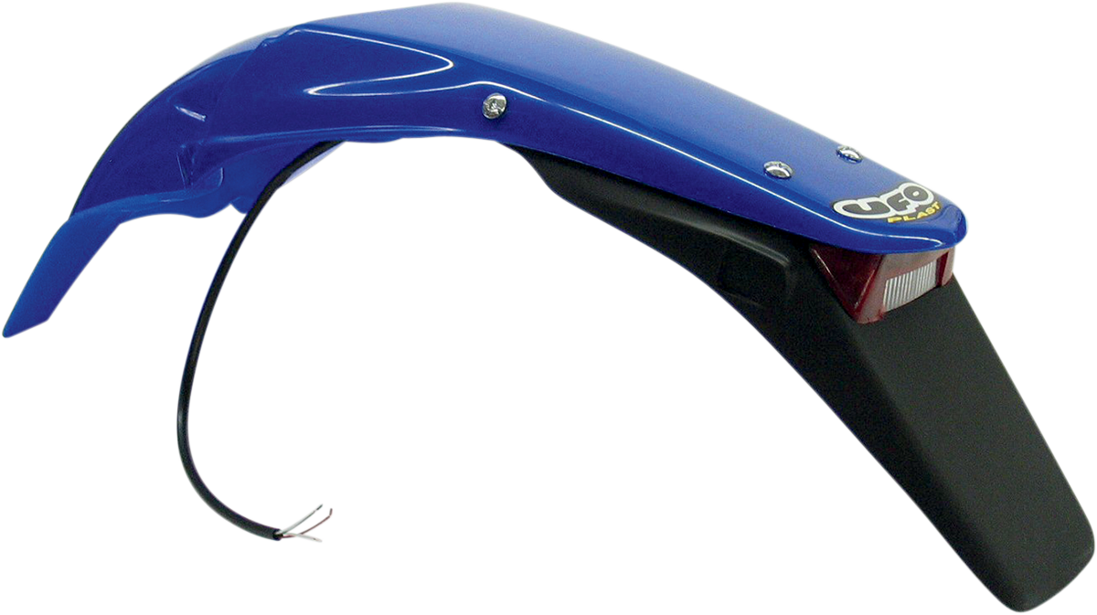 Enduro Rear Fender with 21/5W Light - Reflex Blue