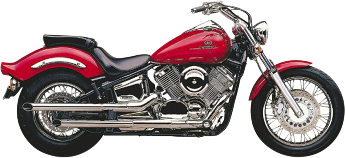 Drag Mufflers - Chrome - V-Star 1100