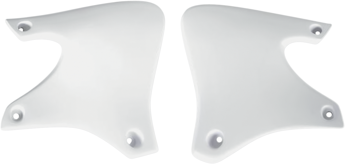 Radiator Shrouds - White - Yamaha