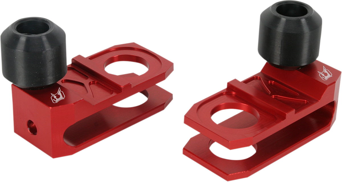 Axle Block Sliders - Yamaha YZF-R6 - Red