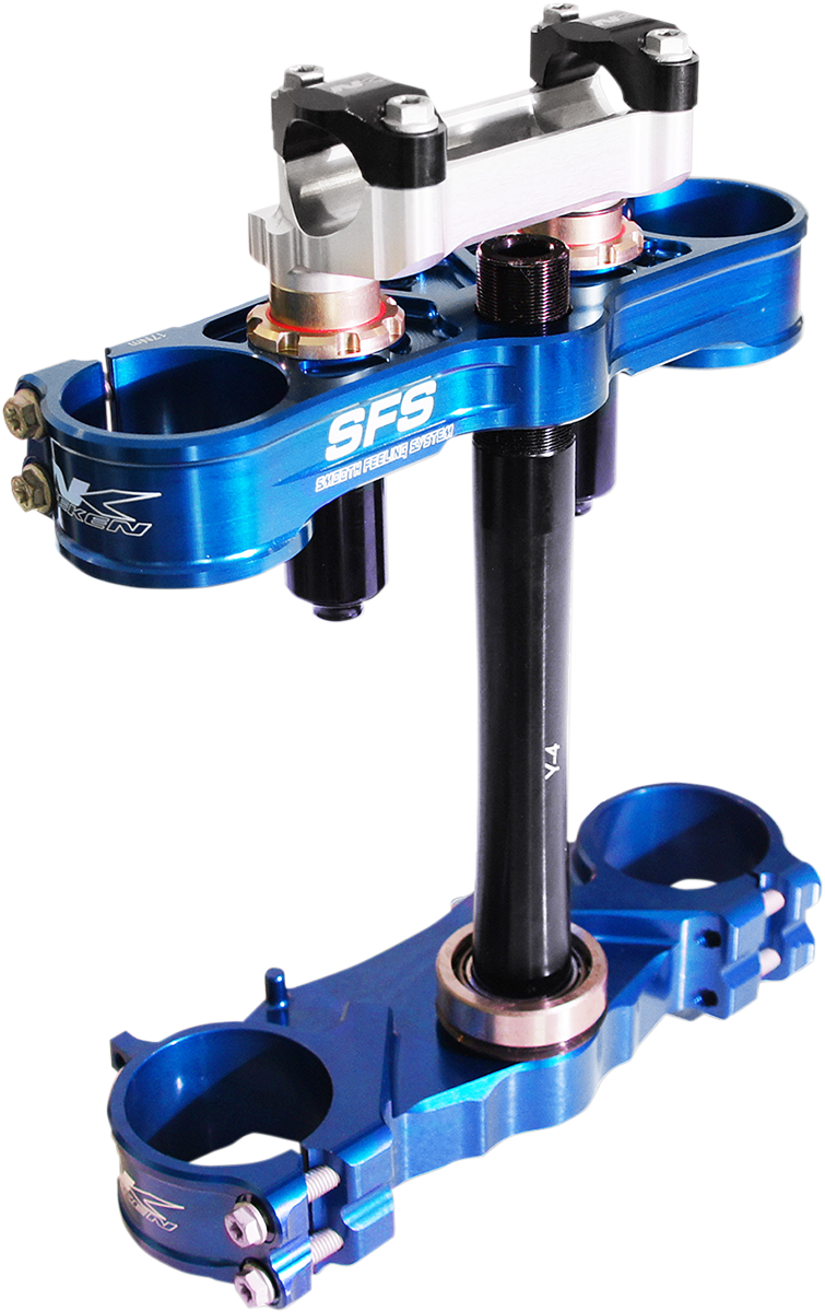 Blue SFS Triple Clamp for YZF