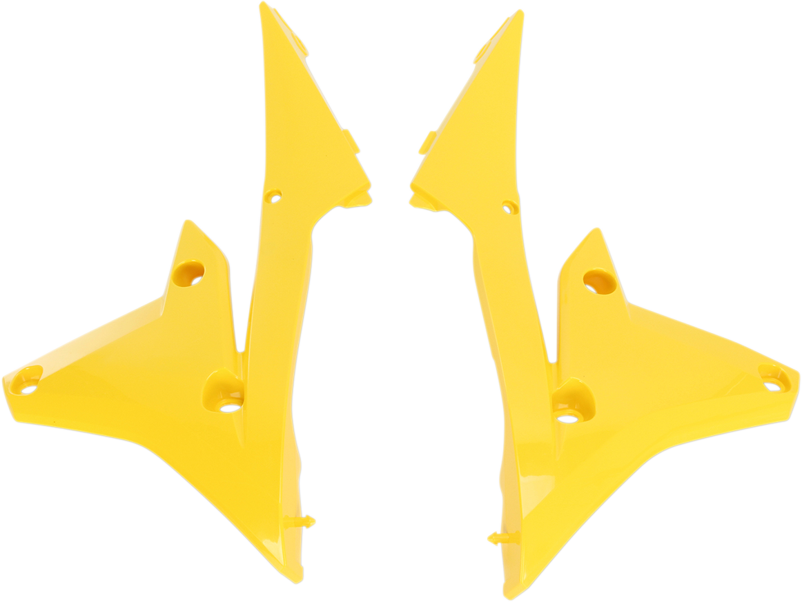 Radiator Shrouds - Yellow - Yamaha