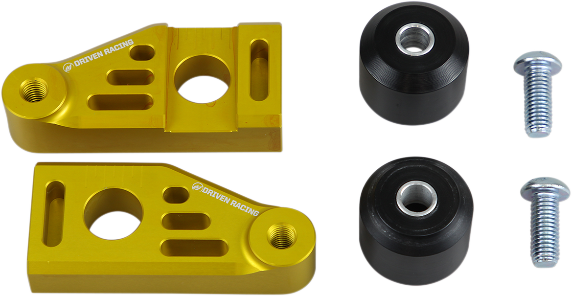 Axle Block Sliders - Yamaha FZ-9 - Gold