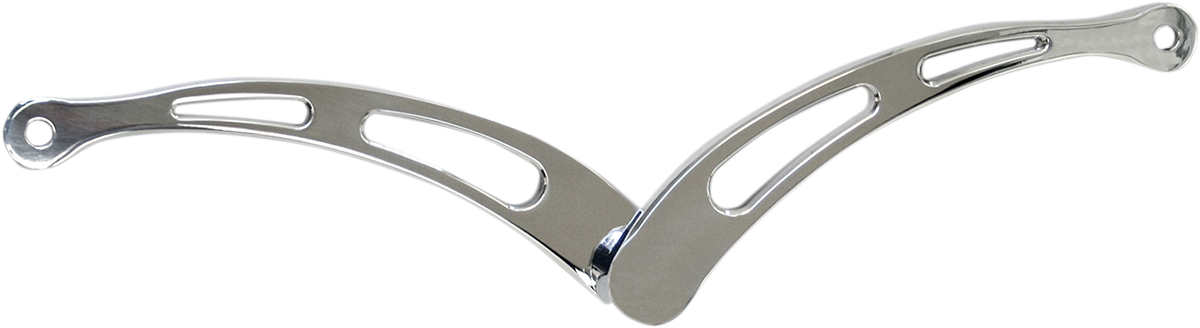 Heel/Toe Shifter - Slotted - Chrome