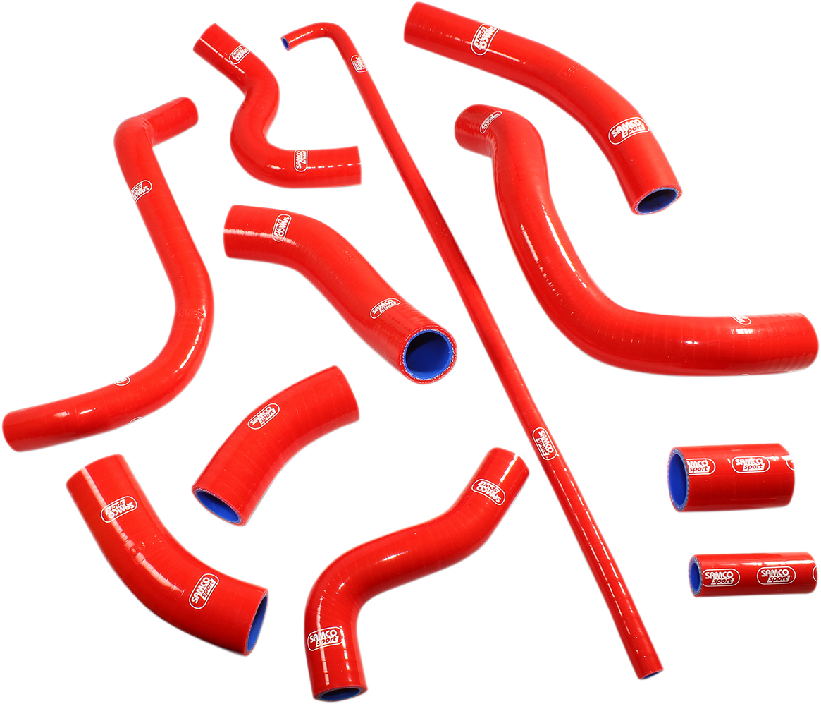 Radiator Hose Kit - Red - Honda