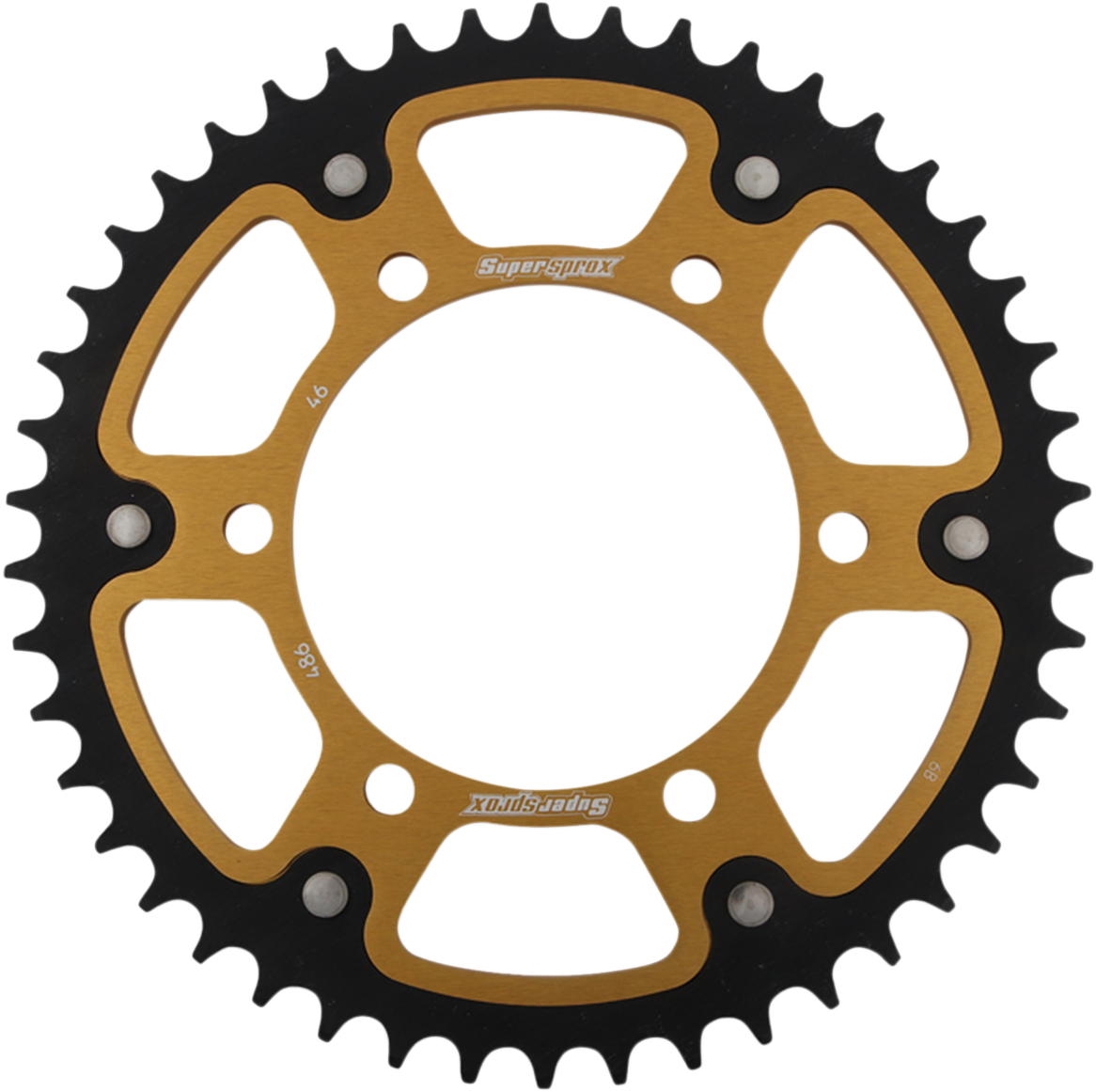 Stealth Rear Sprocket - 46-Tooth - Gold - Kawasaki