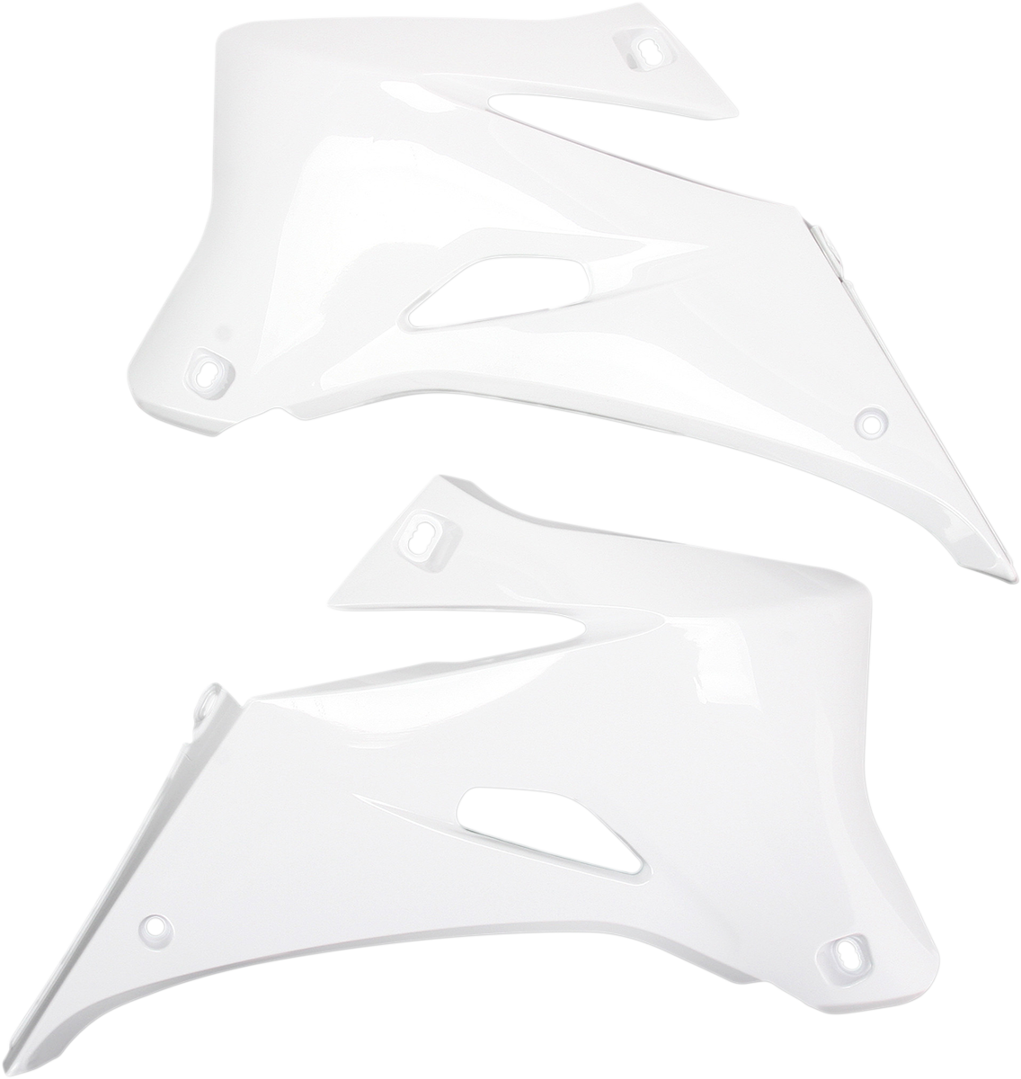 Radiator Shrouds - White - YZF