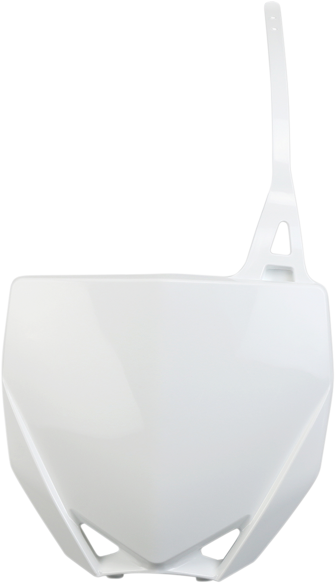 Front Number Plate - White - Yamaha