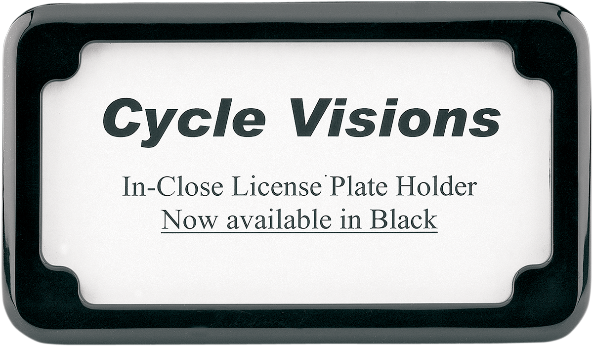 Beveled License Plate Frame