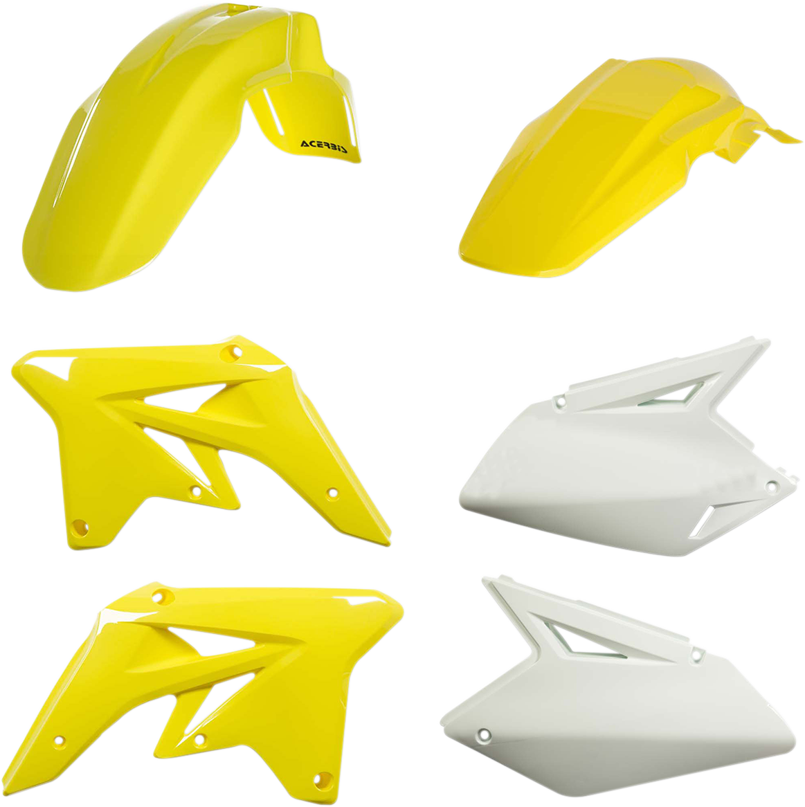 Standard Replacement Body Kit - OE Yellow/White - RMZ250