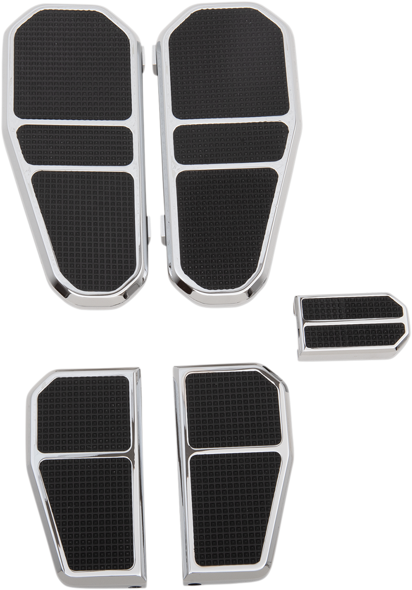 Front/Rear Floorboard Kit - Chrome