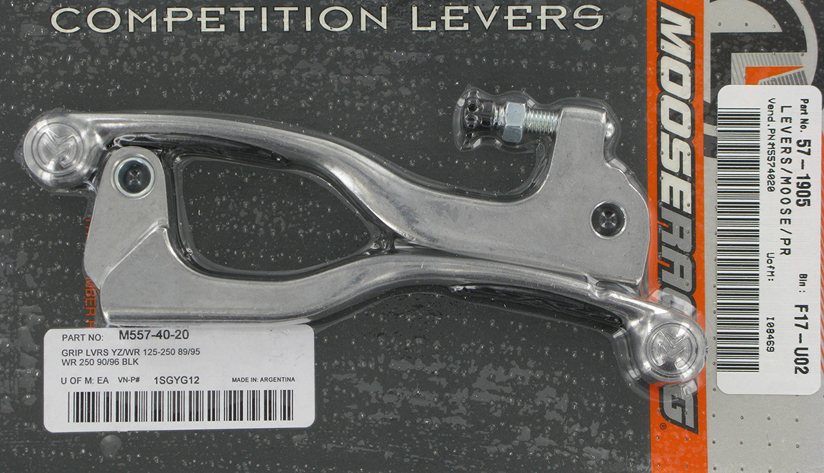 Black Competition Lever Set for YZ/WR