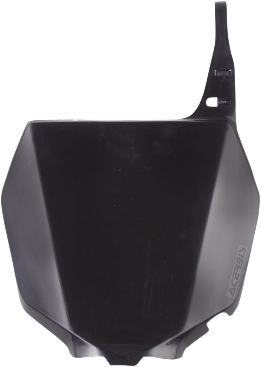 Front Number Plate - Black - RM