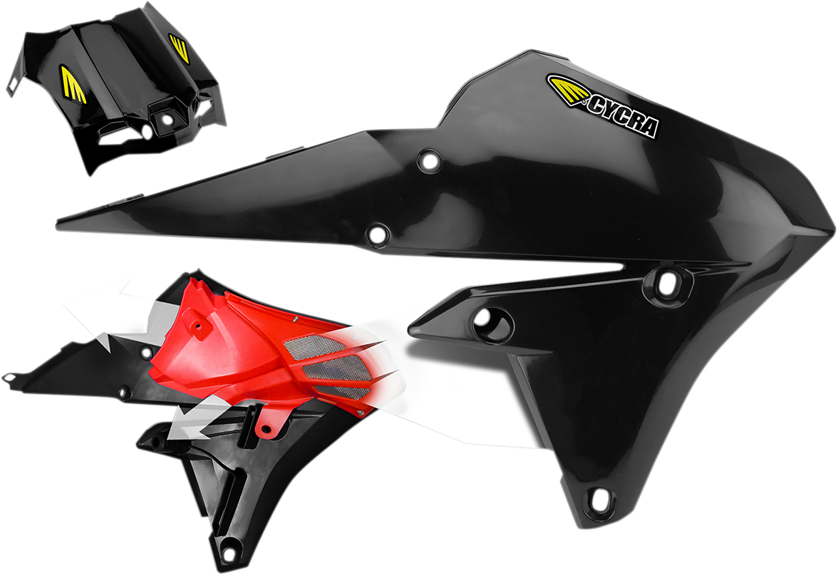 PowerFlow Shrouds - Black - Yamaha