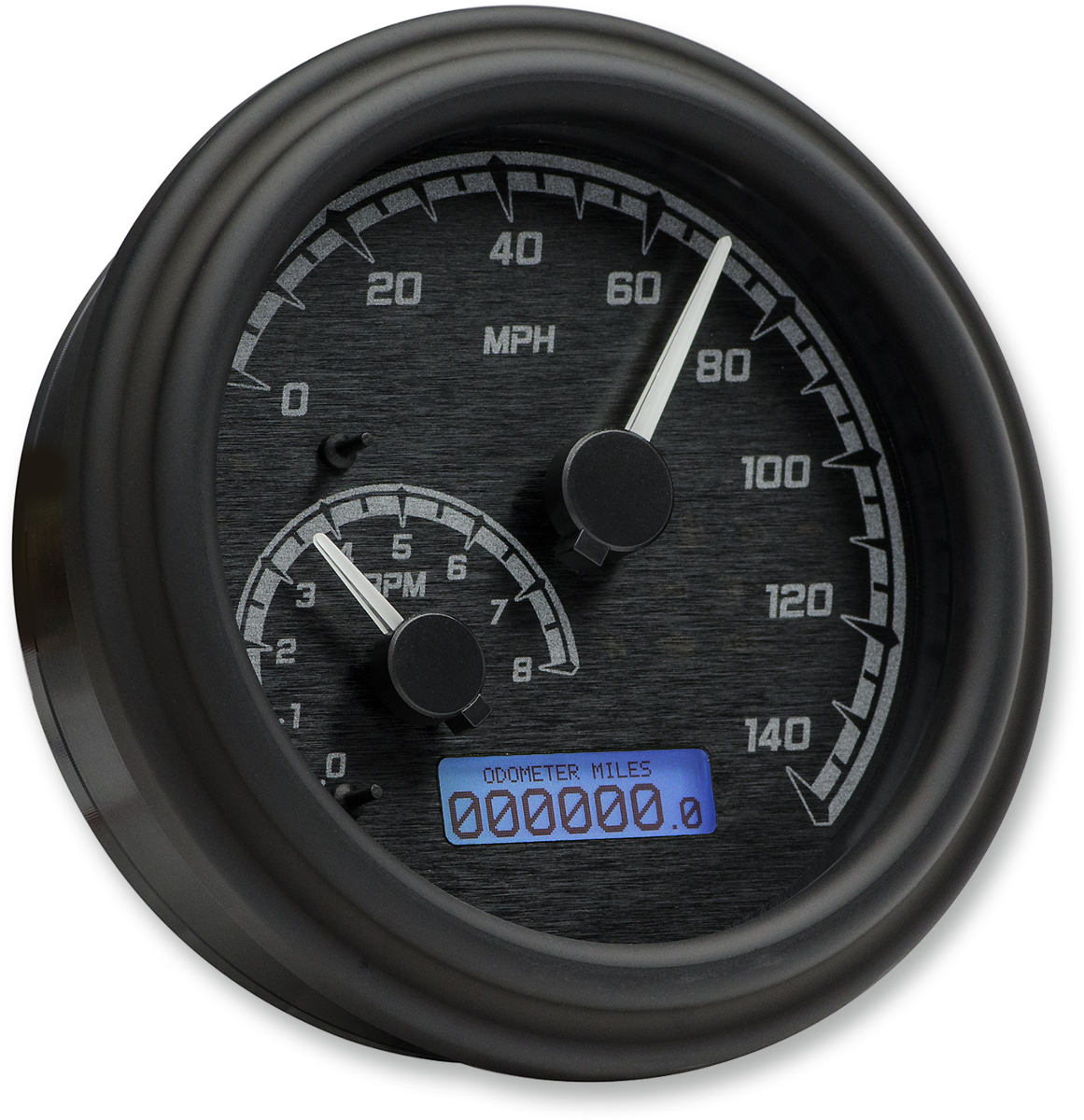 MXV Series Analog Gauge System - Black/Gray/Black