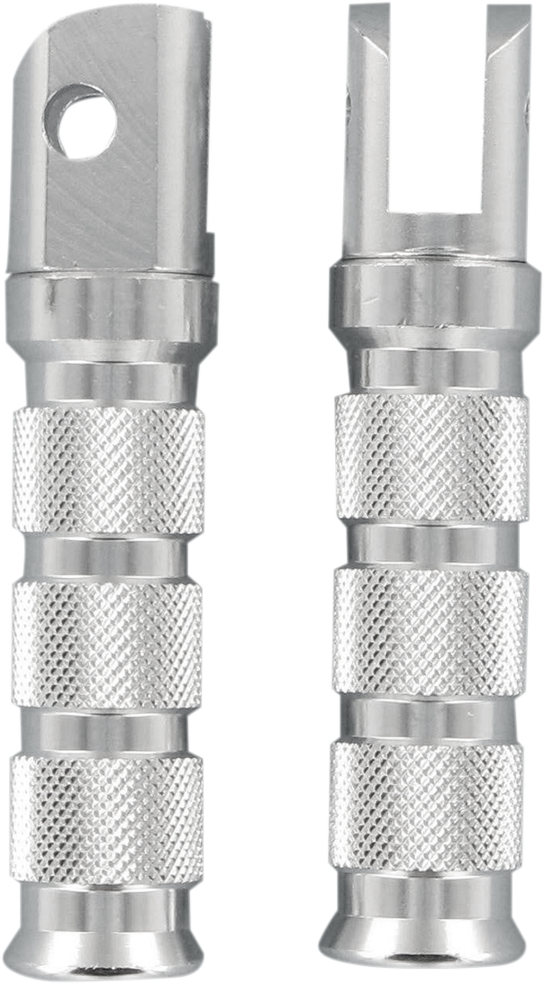 Front Footpegs - Silver - Yamaha