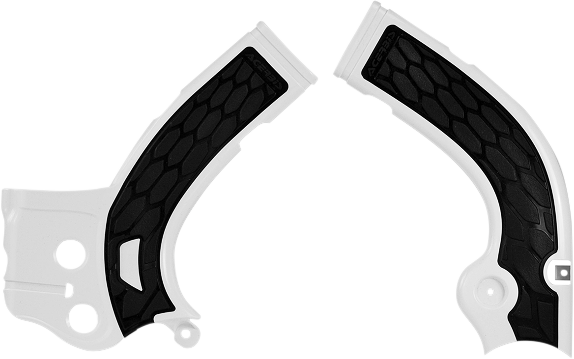 X-Grip Frame Guards - White/Black - YZF