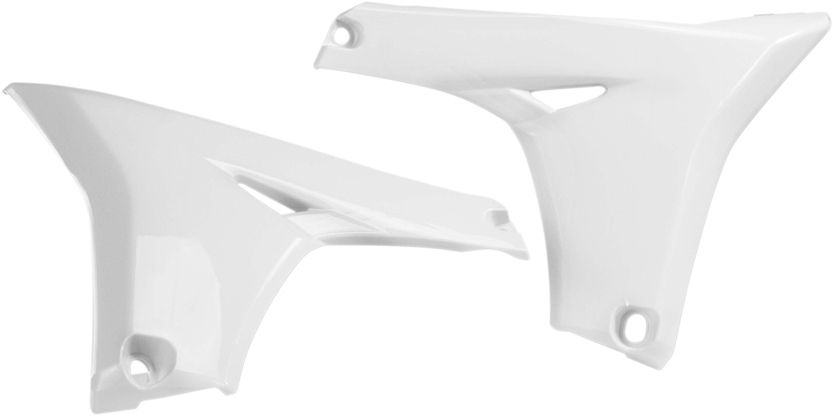 Radiator Shrouds - Lower - White - YZ