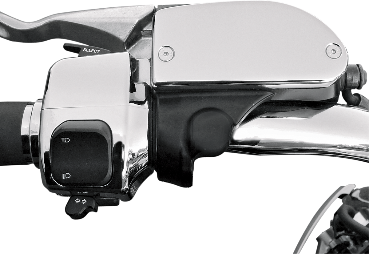 Chrome Smooth Master Cylinder Cover for Yamaha