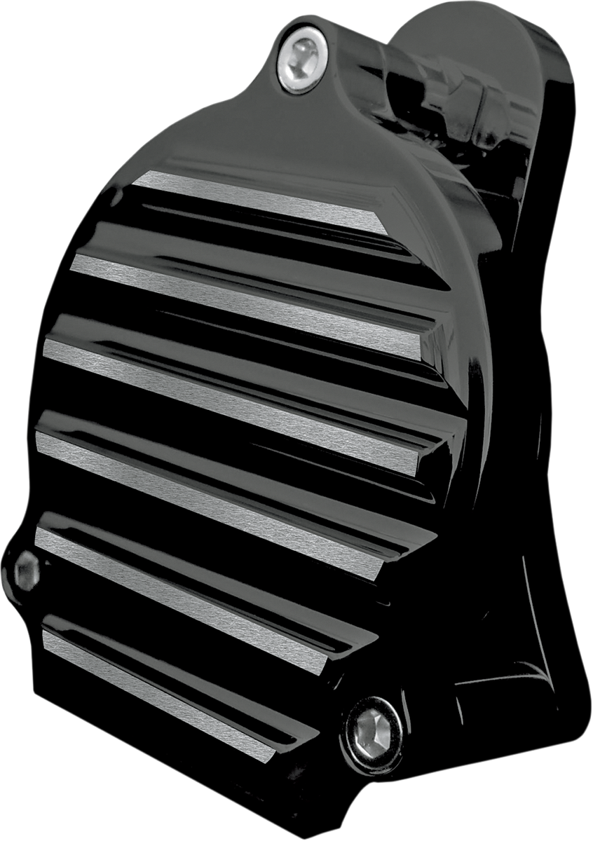 Billet Aluminum Horn - Finned - Black