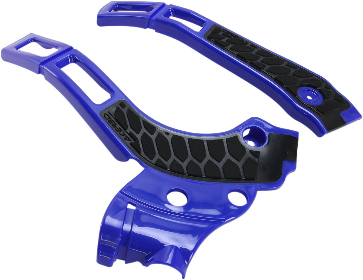 X-Grip Frame Guards - Blue/Black - YZ