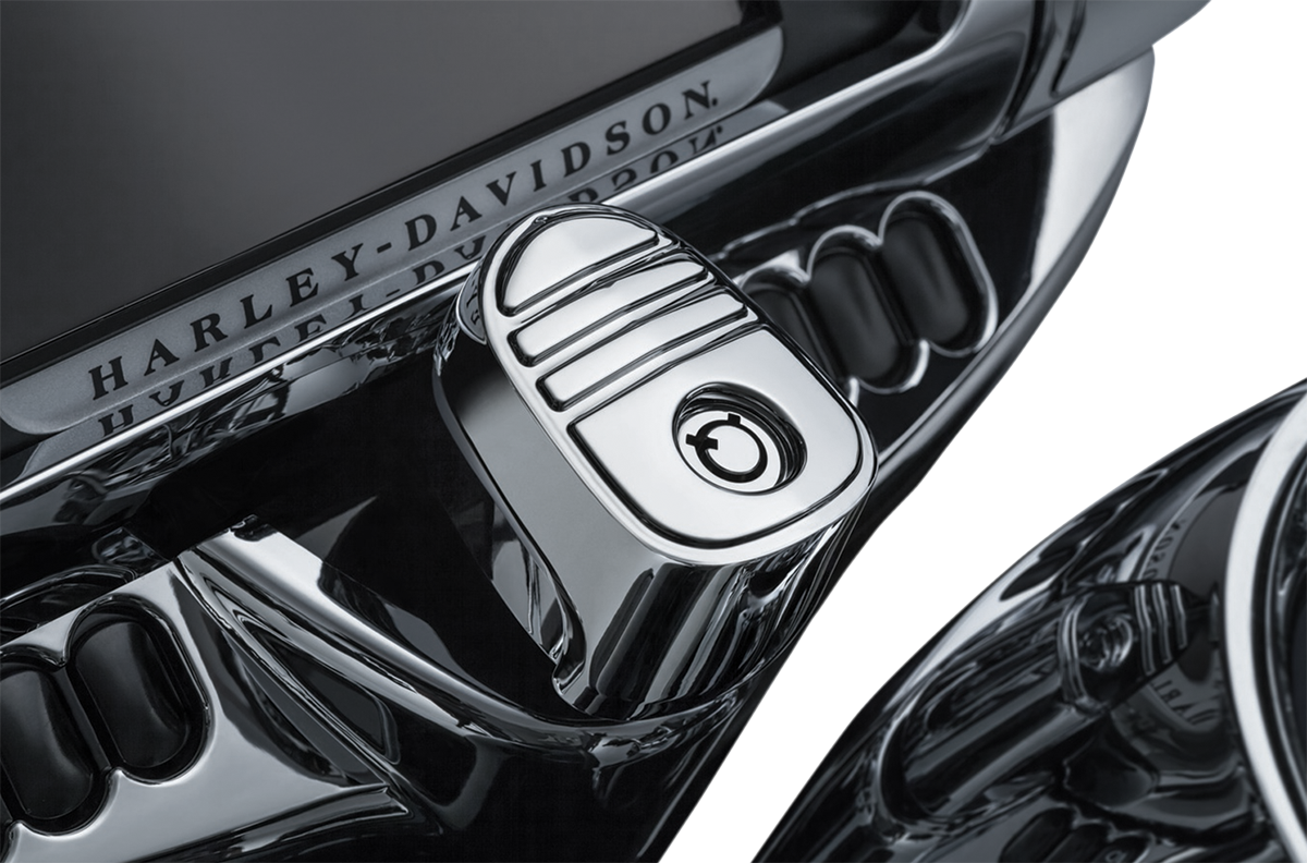 Tri-Line Ignition Switch Covers - Chrome