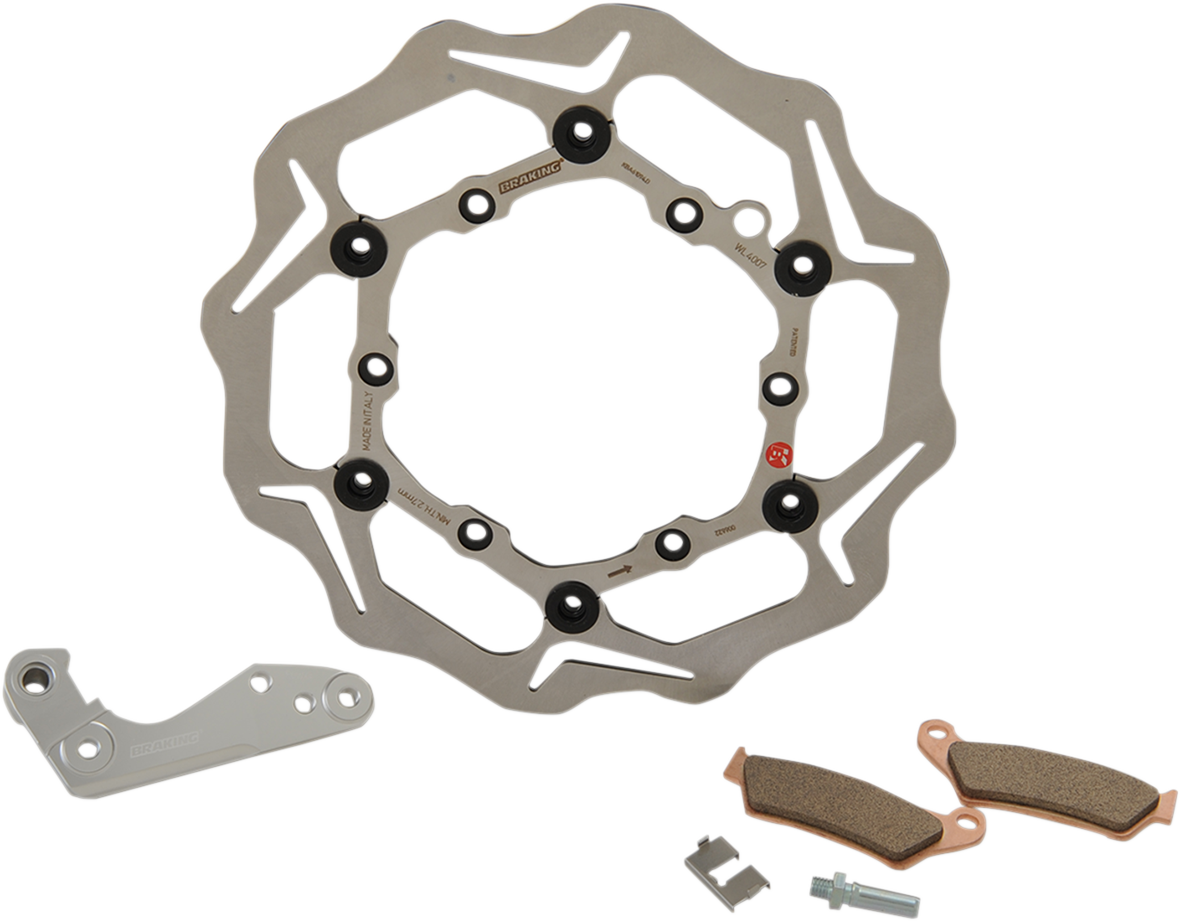 Open Pin Design Oversized Front Rotor Kit