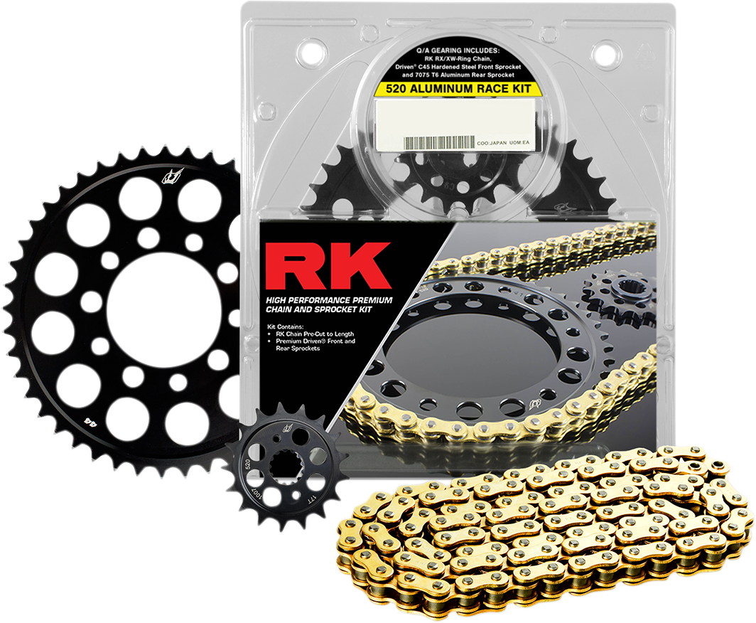 520 Aluminum Race Chain and Sprocket Kit