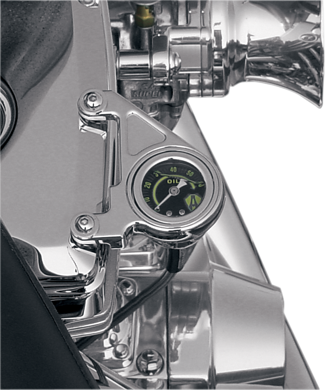 Oil Pressure Gauge Kit — Chrome