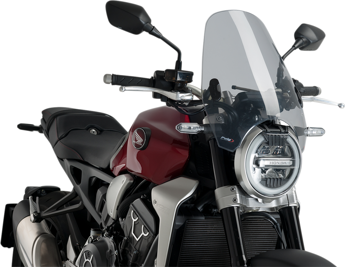 Custom II Windshield - Smoke - X11