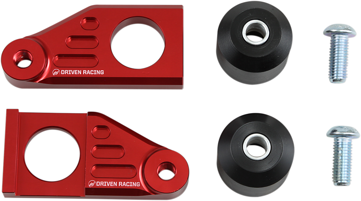 Axle Block Sliders - Yamaha - Red