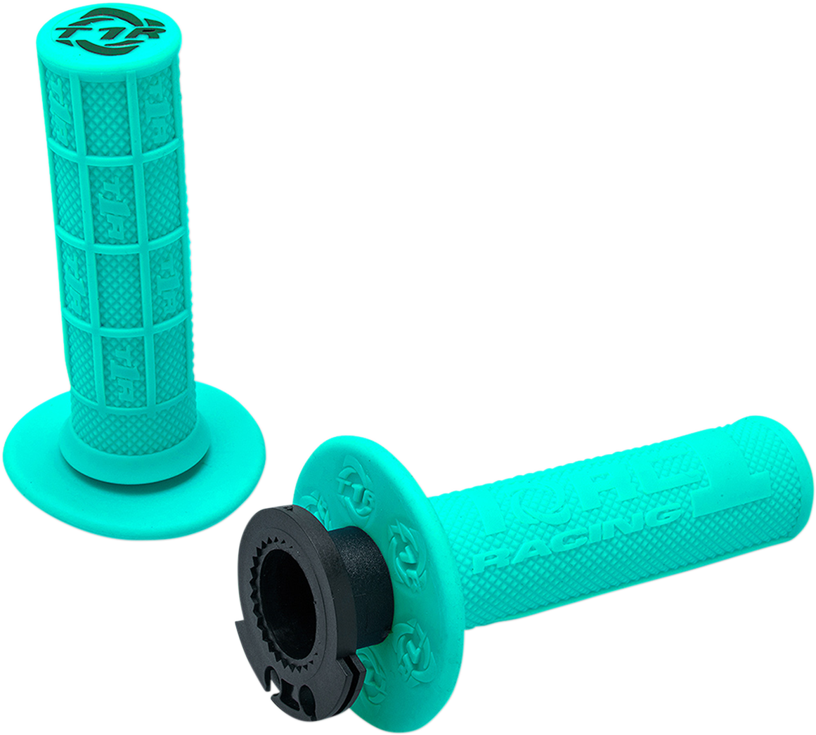 Defy Lock-On Grips - 4-Stroke - Mint