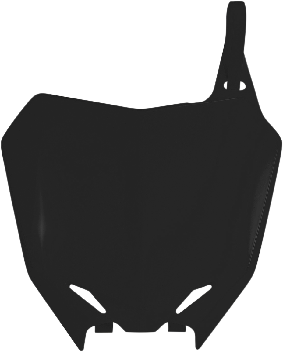 Front Number Plate - Black - RMZ